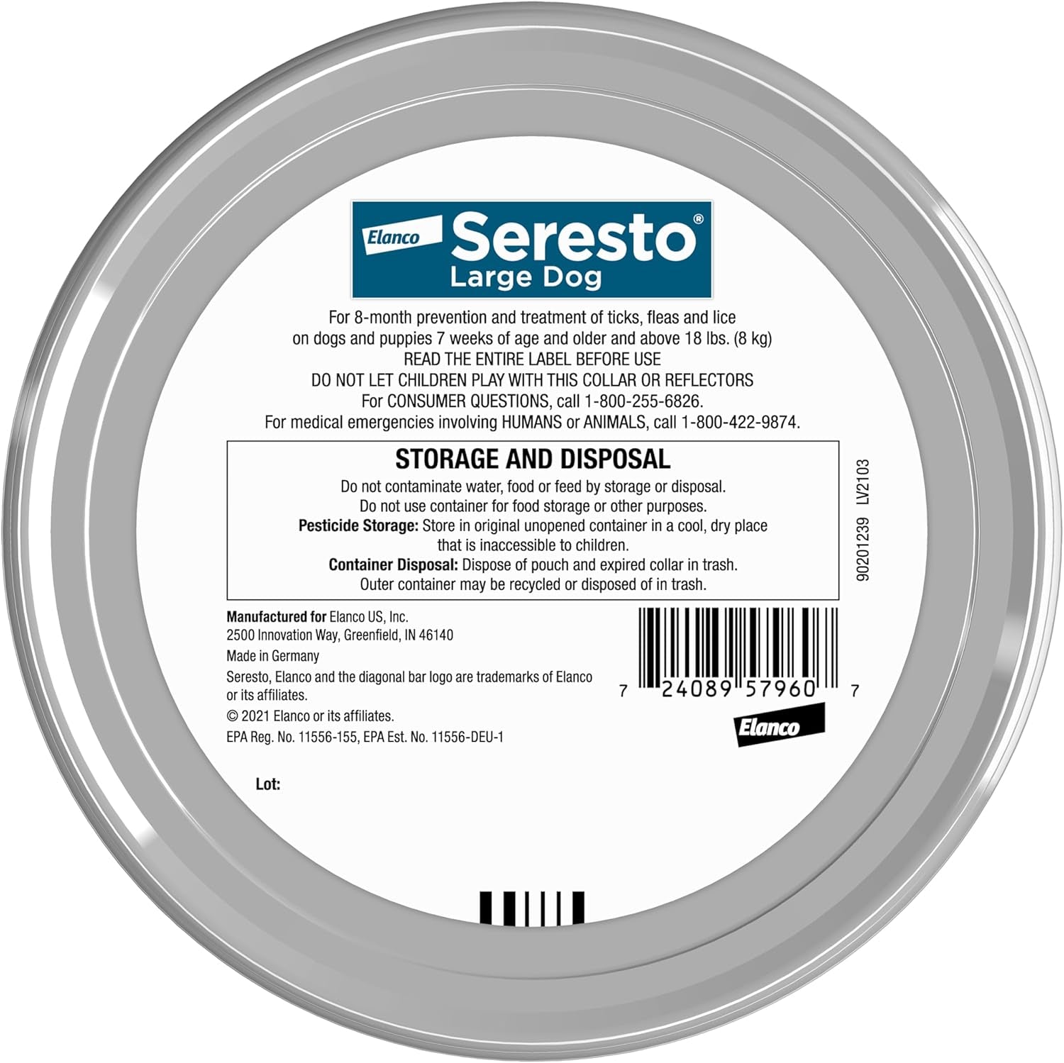 Ultimate Seresto Flea and Tick Collar for Large Dogs – 8 Months of Vet-Recommended Protection Against Pests